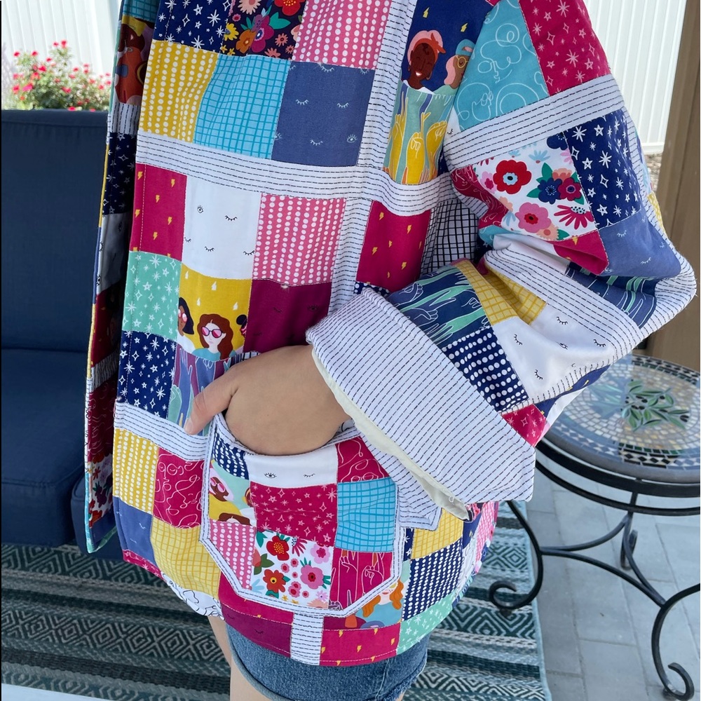 Handmade Quilted Jacket - Picture 3 of 5
